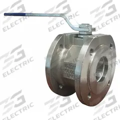 BONOMI Manual Two-Way Ball Valve: 3 in, 316 Stainless Steel, Straight Valve Body, Class 150 Flange (MPN 720016-3"). Key specifications — Brand: BONOMI; Handle: Locking Lever.
