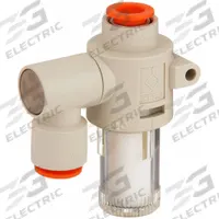 SMC Vacuum Filter: ZFB, 3/8 in Inlet, Tube, -100 kPa to 0 kPa, ZFB (MPN ZFB301-11). Key specifications — attr124323: SMC; attr124345: Tube; attr124320: ZFB301-11.