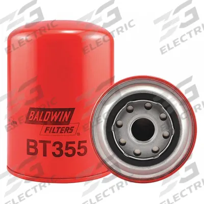 BALDWIN FILTERS Oil Filter: BT355, 1-12 Thread Size, 5 7/8 in Overall Ht, 4 1/4 in Outside Dia - Spin-On Oil Filters