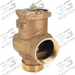 APOLLO Safety Relief Valve: MNPT x FNPT, 2 1/2 in x 2 1/2 in, 15 psi Max. Op Pressure, Cast Bronze (MPN 1420608). Key specifications — Brand: APOLLO.
