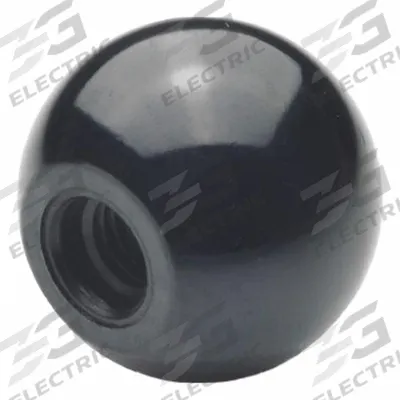JW WINCO Ball Knobs: Ball, Plastic, M10 Thread, 15 mm Thread Lg - Ball Knobs with Threaded Hole