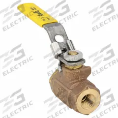 APOLLO Manual Two-Way Ball Valve: 1/4 in, Bronze, Straight, FNPT x FNPT, 600 psi Max. Pressure (CWP) (MPN 701012741). Key specifications — Brand: APOLLO; Handle: Locking Lever.