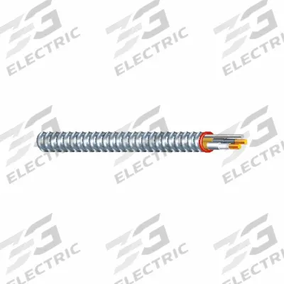 SOUTHWIRE Metal Clad Cable: 12 AWG, 3 Conductors, Copper, 1,000 ft, Galvanized Steel - Armored Cables with Bonded Aluminum Wires