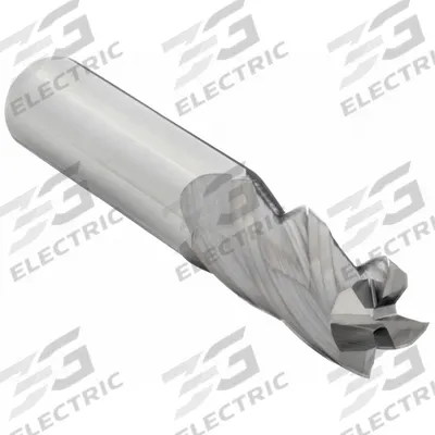 APPROVED VENDOR Square End Mill: Carbide, 4 Flute, 23/64" Mill Dia, 1" LOC, 2-1/2" OAL (MPN 206-001169) - General Purpose Carbide Square End Mills
