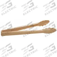 CRESTWARE Serving Tongs: 9 in Overall Lg, Beige, Polycarbonate, 2 in Overall Wd (MPN PCT9BG). Key specifications — Dishwasher Safe: No; Brand: CRESTWARE; NSF Certified: No; Blade Material: Polycarbonate.