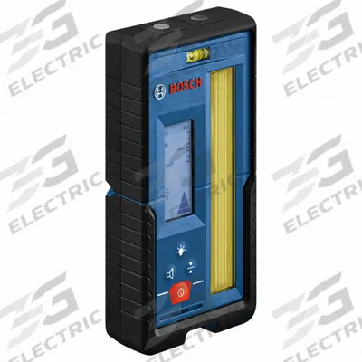 BOSCH Laser Receiver: Includes Batteries, Blue, AA, Green/Red, 1 3/8 in Overall Ht - Laser Level Receivers