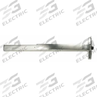 VON DUPRIN Surface Vertical Rod: 4 ft Max Door Wd - Surface Vertical Rod Push Bars