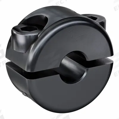 RULAND MANUFACTURING Shaft Collar: 2-Piece, Metric, Round, Clamp-On, 5 mm Bore Dia - Steel Shaft Collars