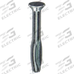 MKT FASTENING Hammer Drive Anchor: 1/4 in Dia, 1 1/2 in Overall Lg, Flat, Steel, Zinc Plated, 100 PK (MPN 1674060). Key specifications — Brand: MKT FASTENING.