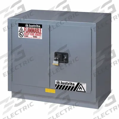 JUSTRITE Flammable Cabinet: 21 5/8 in Overall Dp, 36 in Overall Wd, 35 3/4 in Overall Ht - Fume Hood Cabinets
