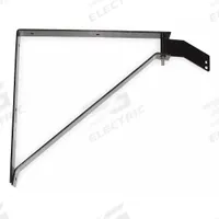 MULTIFAN Mounting Bracket: Mounting Bracket, 14 in Lg, 2 in Wd, Steel (MPN BRACKETW30). Key specifications — Material: Steel; Manufacturer Part Number: BRACKETW30; Brand: MULTIFAN; Color: Black.