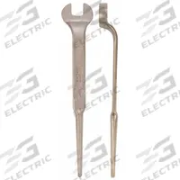 AMPCO Spud Wrench: Aluminum Bronze, Natural, 41 mm Head Size, 1 1/4 in Offset, 13/16 in Head Thick (MPN W-2241). Key specifications — attr309910: Natural; attr309909: Aluminum Bronze; attr324944: AMPCO.