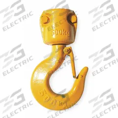 HARRINGTON Bottom Hook Assembly: Electric Chain Hoists, 1,000 lb Compatible Load Capacity, SNER (MPN ER1CS1011). Key specifications — Compatible Hoist Type: Electric Chain Hoists; Product Type: Bottom Hook Assembly; Compatible Series: SNER; Manufacturer Part Number: ER1CS1011; Included Components: Safety Latch.