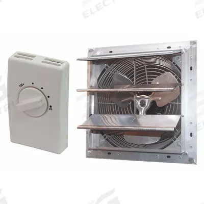 Dayton Attic Exhaust Fan: Gable Mount, Electric Motor, Max. 1,600 sq ft Attic - Gable-Mount Attic Exhaust Fans