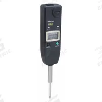 MITUTOYO Slim Design Digital Indicator: 0 in to 0.5 in /0 mm to 12.7 mm, Inch/Metric, IP42, Plunger (MPN 575-123CAL). Key specifications — attr1184065: MITUTOYO; attr1184072: +/- 0.0001 in; attr1184084: 59 mm.