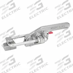 JW WINCO Latch Type Toggle Clamp: Horizontal, Includes Locking Handle, 25 mm Hook Adjustment - Max (MPN 852.3-4000-T6S-NI). Key specifications — Brand: JW WINCO; Handle Style: Locking Horizontal Handle.