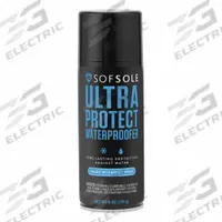 SOFSOLE Ultra Protect Water Proofer: 12300, Clear, 6 oz Size, Fabric/Leather/Polyester, Bottle. Key specifications — Color: Clear; Brand: SOFSOLE; Material: Propate; Application Method: Spray-On; Container Type: Bottle; For Material: Fabric.
