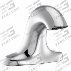 ZURN Sensor Faucet: Serio Series®, Brass, Polished Chrome Finish, Battery/Hydropower, Spray (MPN ZG6955). Key specifications — Brand: ZURN; Includes: Gear-Driven Ceramic Cartridge; Series: Serio Series®.