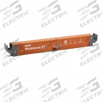 BORA Sawhorse: Adj Ht, Steel, 3 in Overall Wd, 38 in Overall Dp, 2,700 lb Overall Load Capacity (MPN PM-3360). Key specifications — Height Adjustability: Adjustable Height; Height Adjustment Mechanism: Push Button; Brand: BORA; Portability: Fold-Up Legs; Top Material: Steel; Included Components: No Additional Components; Features: Pre-Drilled End Brackets Attach 2x4s to Set Up a Sturdy Workstation; Includes: Built-In Bottle Opener.