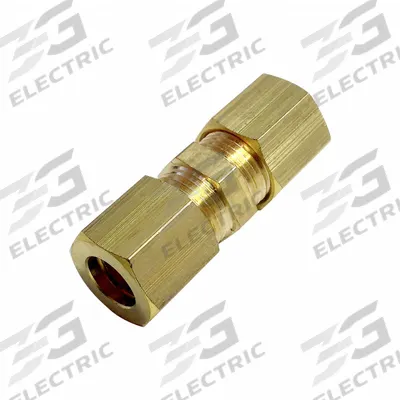 LEGRIS Compression Fitting Adapter: 16 mm OD x 16 mm OD Fitting Size - Standard Sleeve Brass Compression Fittings