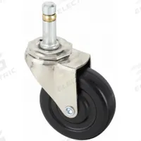 APPROVED VENDOR Stem Caster: Swivel, No Brake, 2 1/2 in Wheel Dia., 7/8 in Wheel Wd, Rubber, Rubber (MPN 429H11). Key specifications — attr1111099: APPROVED VENDOR; attr1111095: Black; attr1176855: Swivel.
