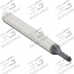 OSG Ball End Mill: Carbide, TiAlN Coated, 4 Flute, 2.5 mm Mill Dia, 8 mm LOC, 39 mm OAL (MPN HP441-0984-BN)