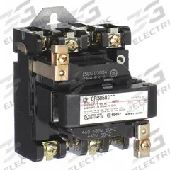 GE NEMA Magnetic Contactor: Non-Reversing, 3 Poles, NEMA Size 0, 18 A, 480V AC (MPN CR305B004). Key specifications — Brand: GE.