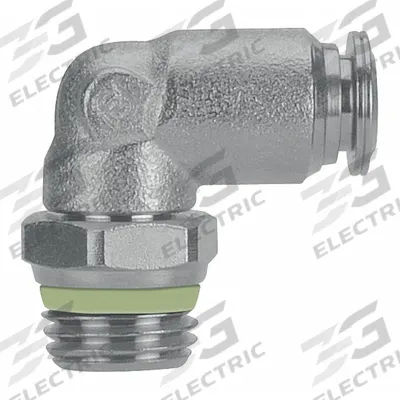 AIGNEP USA Push-Fit Elbow Fitting: 4 mm OD x 1/8 in Pipe Size - Stainless Steel Tube Fittings