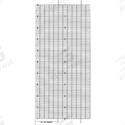 GRAPHIC CONTROLS Fanfold Paper Strip Chart: Fanfold Paper Strip Chart - Strip Chart Paper Compatible with Yokogawa