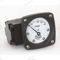 MIDWEST INSTRUMENT Differential Pressure Gauge: Back, 1/4 in NPT Female, ±3-2-3% Gauge Accuracy, 142 (MPN 142-AA-00-OO-20P). Key specifications — Sensor Type: Diaphragm; Series: 142; Housing Material: Aluminum; Certificate of Calibration: Not Included; Gauge Accuracy: ±3-2-3%.