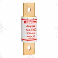 MERSEN Fuse: A4J Series, Class J, Blade Body, Fast-Acting, 300 A, 600 V AC, 300 V DC, Non-Indicating (MPN A4J300). Key specifications — Series: A4J; Brand: MERSEN.