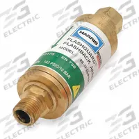 HARRIS High Flow Flashback Arrestor: Regulator Mount, 9/16"-18, For Oxygen Only (MPN 88-5FBHF-RR). Key specifications — Brand: HARRIS; Manufacturer Part Number: 88-5FBHF-RR; Connection Size: 9/16"-18; CGA Number: CGA 022 (Oxygen).