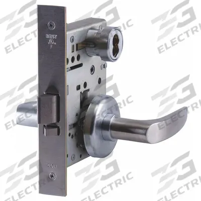 BEST Door Lockset: Classroom Security Lever Locksets, Chrome, ADA Compliant