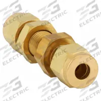 PARKER Compression Fitting Union: 3/8 in OD x 3/8 in OD Size, Compression x Compression, Brass (MPN 6-6 WBZ-B). Key specifications — attr1196838: CPI™; attr1196811: PARKER; attr1196829: CPI(TM).