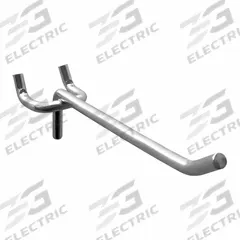 APPROVED VENDOR Straight Hook, 8 in: 1/4 in Peg Hole, For 1 in Pegboard Hole Spacing, Hanging, 10 PK (MPN 787CX6). Key specifications — Finish: Zinc Plated; Color: Silver; Locking System: Hanging; Mounting Type: Surface; Material: Steel; Brand: APPROVED VENDOR.