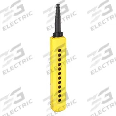 SCHNEIDER ELECTRIC Pendant Enclosure: 12 Holes, 22 mm Operator Size, Rubber Sleeve Cable Entry Type (MPN XACA12H7). Key specifications — Cable Entry Type: Rubber Sleeve; Enclosure Material: Plastic; Brand: SCHNEIDER; Number of Columns: 1.