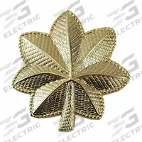 HEROS PRIDE Metal Rank Insignia: Maj. Leaf, 1 in, Gold, Metal, Pin and Safety Catch, 1 PR (MPN 4427RG). Key specifications — attr1074238: Pin and Safety Catch; attr188498: 1 in; attr188499: Gold; attr188500: Metal; attr188503: Maj. Leaf; attr193746: HEROS PRIDE.