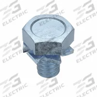 SEMS Screw: External Tooth, #6-32 Thread Size, 1/4 in Lg, Steel, Zinc-Plated, Hex, 100 PK (MPN HTCEIF0-600250US-100P). Key specifications — Drive Size: 1/4 in.