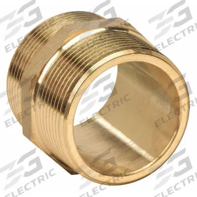 MOON AMERICAN Fire Hose Adapter: 1 1/2 in Compatible Pipe Size, NPT x NPSH, Straight - Brass Rigid Fire Hydrant & Standpipe Adapters