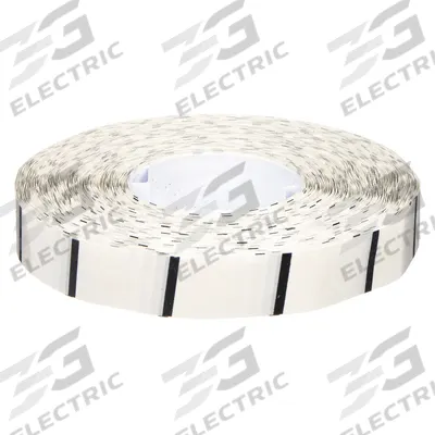 GLUE DOTS Film Tape Dots: Permanent, Disc, 1/2 in Pre-Cut Dia, 15.63 mil Thick, Rubber - Double-Sided Film Tape Discs
