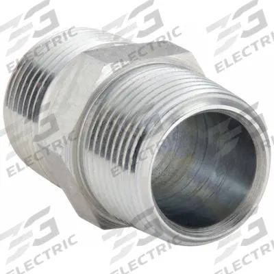 PARKER Metal Pipe Straight: 2 1/2 in x 2 1/2 in, Male NPT Threaded x Male NPT Threaded - Threaded High-Pressure Pipe Fittings