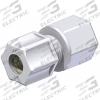 JACO Female Compression Connector: 1/2 in OD x 3/8 in Pipe Size, Compression x FNPT, Nylon, 5 PK (MPN 25-8-6-N-PG). Key specifications — Brand: JACO.
