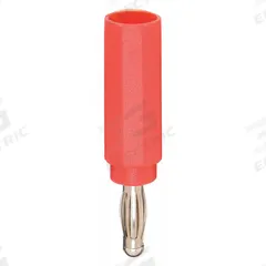 POMONA Banana Jack: 1 7/8 in Lg, 20 A Max Current Measurement, 600 V Max Volt Measurement (MPN 6728-2). Key specifications — Manufacturer Part Number: 6728-2; Body Material: Nylon; Brand: POMONA; Color: Red.