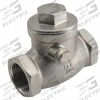 APPROVED VENDOR Check Valve: Swing, Inline Valve Body, 3 in Pipe Size, FNPT x FNPT, -20°F to 356°F (MPN 06H041N01030). Key specifications — Brand: APPROVED VENDOR.
