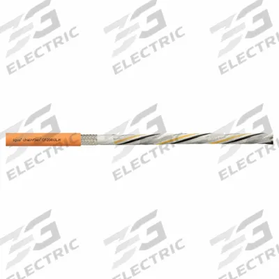 CHAINFLEX Servo Motor Cable: Orange, PUR Jacket - Servo Motor Power Cables