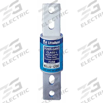 LITTELFUSE Fuse: Class L, KLLU Series, Bolt-On Body, Time-Delay, 1.6 kA, 600 V AC - Time-Delay Bolt-On Fuses