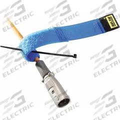 RIP-TIE Hook-and-Loop Cable Tie: 9 in Lg, 2.25 in, 1 in Wd, Nylon, Rainbow, 10 PK (MPN H-09-010-RW). Key specifications — Material: Nylon; Color: Rainbow; Max. Bundle Dia.: 2.25 in.