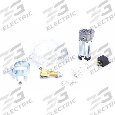FIAMM Air Horn Compressor Kit: 6 in Lg (In.), 2 1/2 in Wd (In.) - Horn Accessories