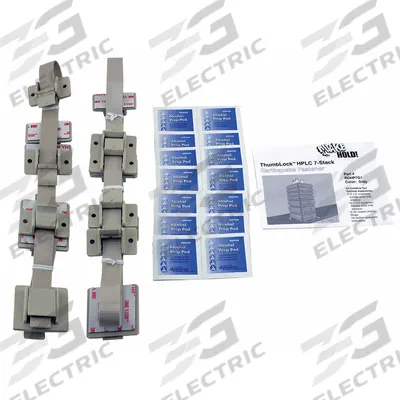 HPLC 7-Stack Fastener Kit: Nylon, Item to Item Bracing - Countertop & Desktop Equipment Straps & Brackets