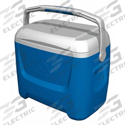 IGLOO Chest Cooler: Blue, 41 Cans, 28 qt Cooler Capacity - Standard Chest Coolers